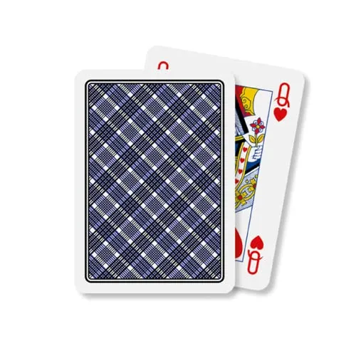 Dal Negro Poker Italia carte poker retro blu 55 carte