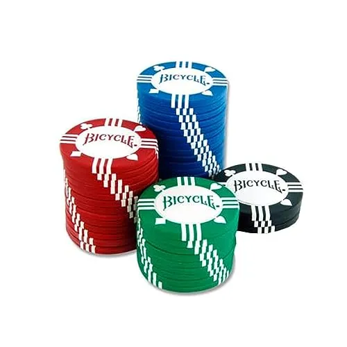 Bicycle Fiches Poker in Argilla 100 Pezzi da 8 g Casino