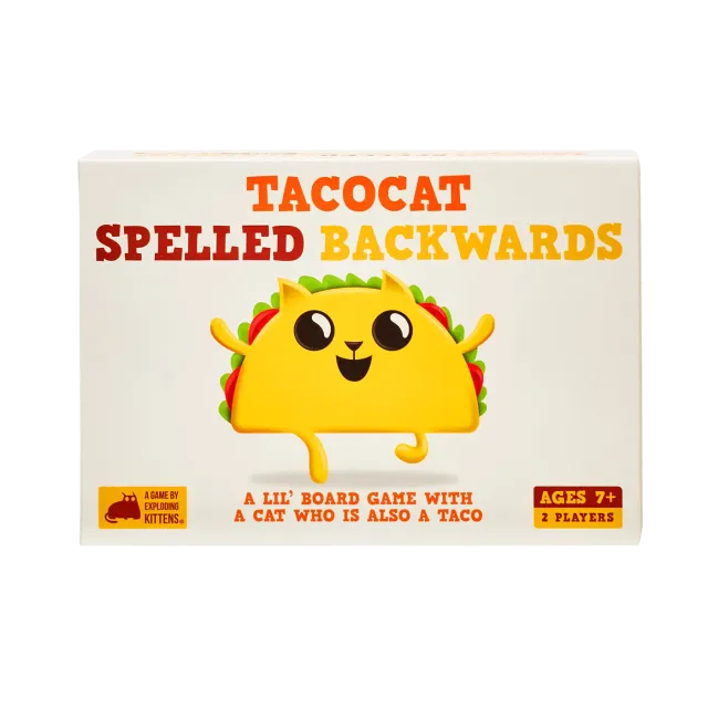 Exploding Kittens Tacocat Spelled Backwards gioco carte duello