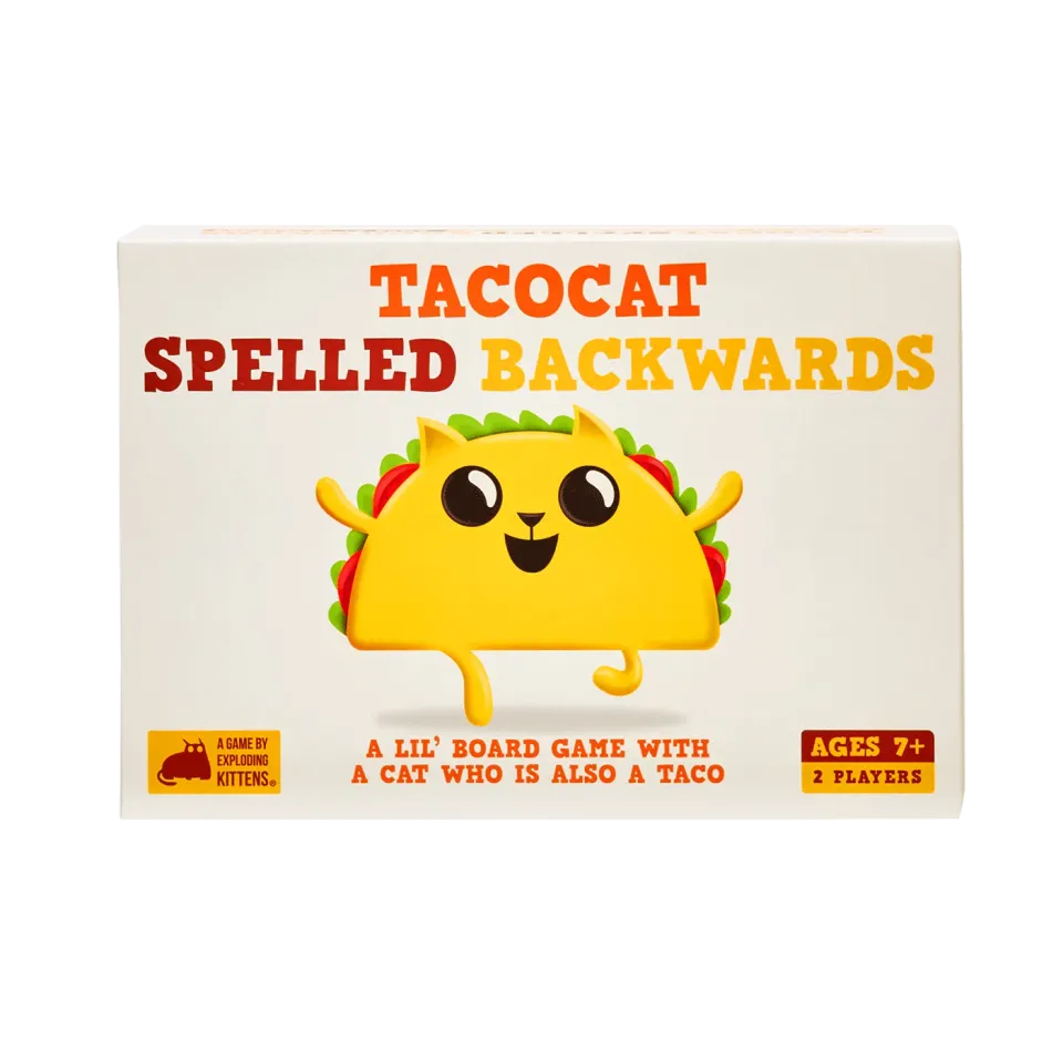 Exploding Kittens Tacocat Spelled Backwards gioco carte duello