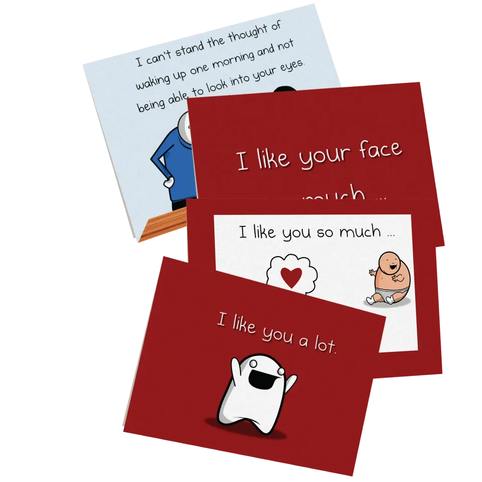 Exploding Kittens NSFW Vol. B biglietti auguri 4 pack spinti