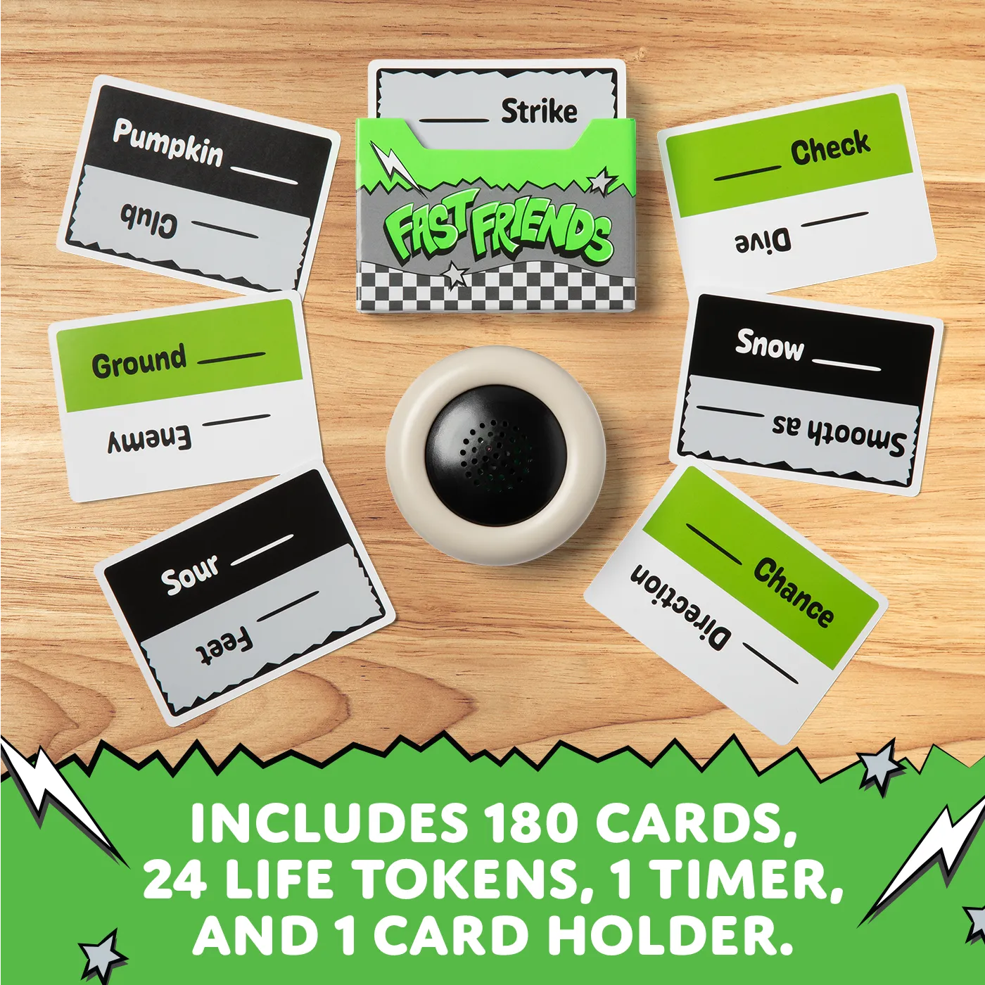 Exploding Kittens Fast Friends gioco parole party timer