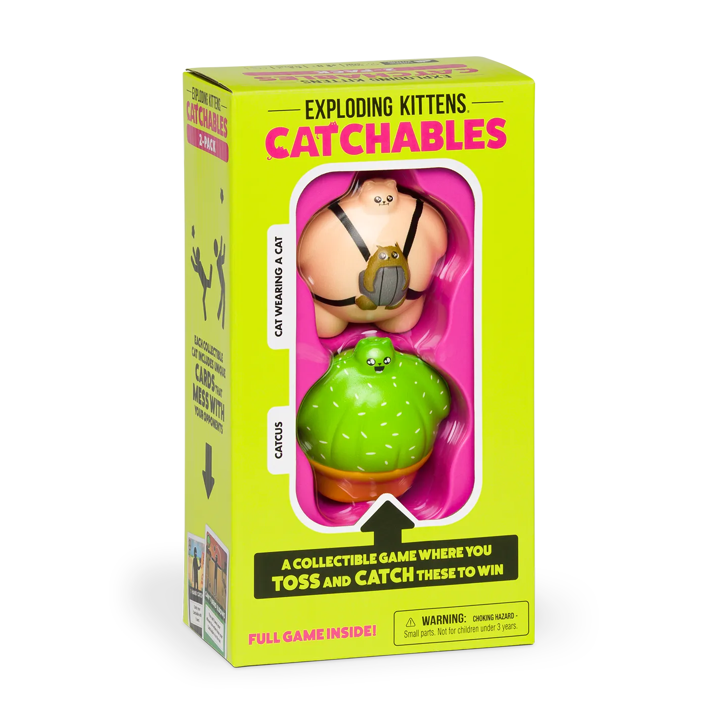 Exploding Kittens Catchables 2-Pack gioco acchiappa Catcus