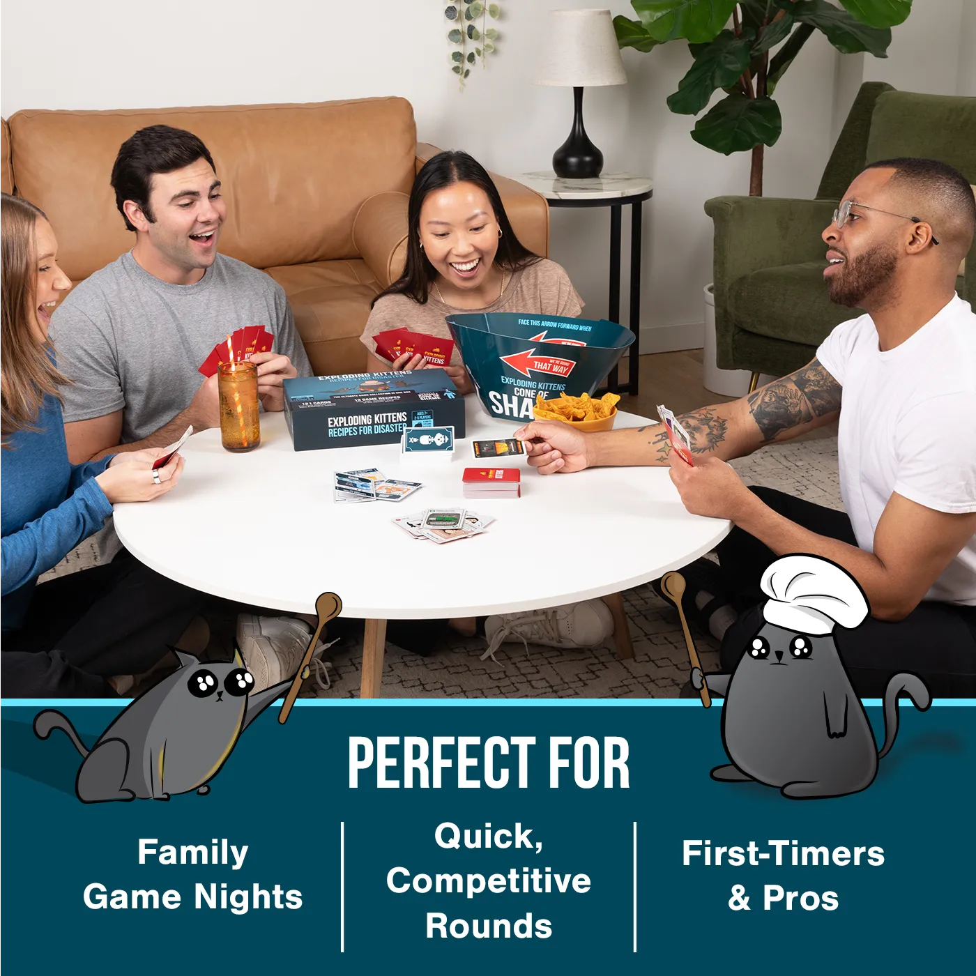 Exploding Kittens Recipes for Disaster gioco carte edizione inglese