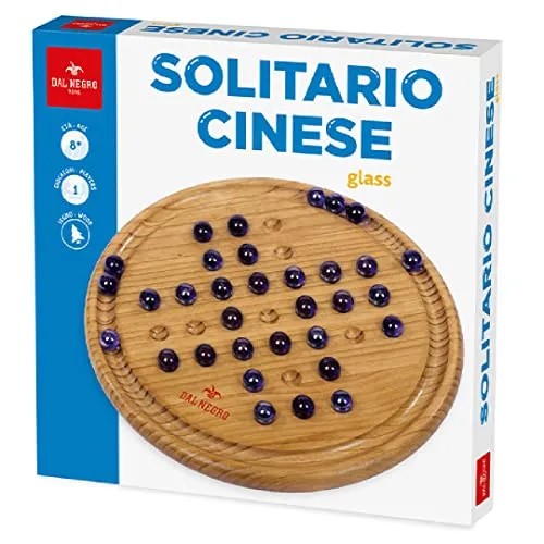 Teodomiro Dal Negro 53913 solitario cinese legno biglie vetro