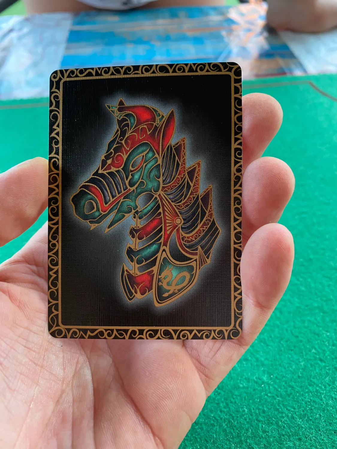 Bicycle Warrior Horse mazzo carte da poker nero