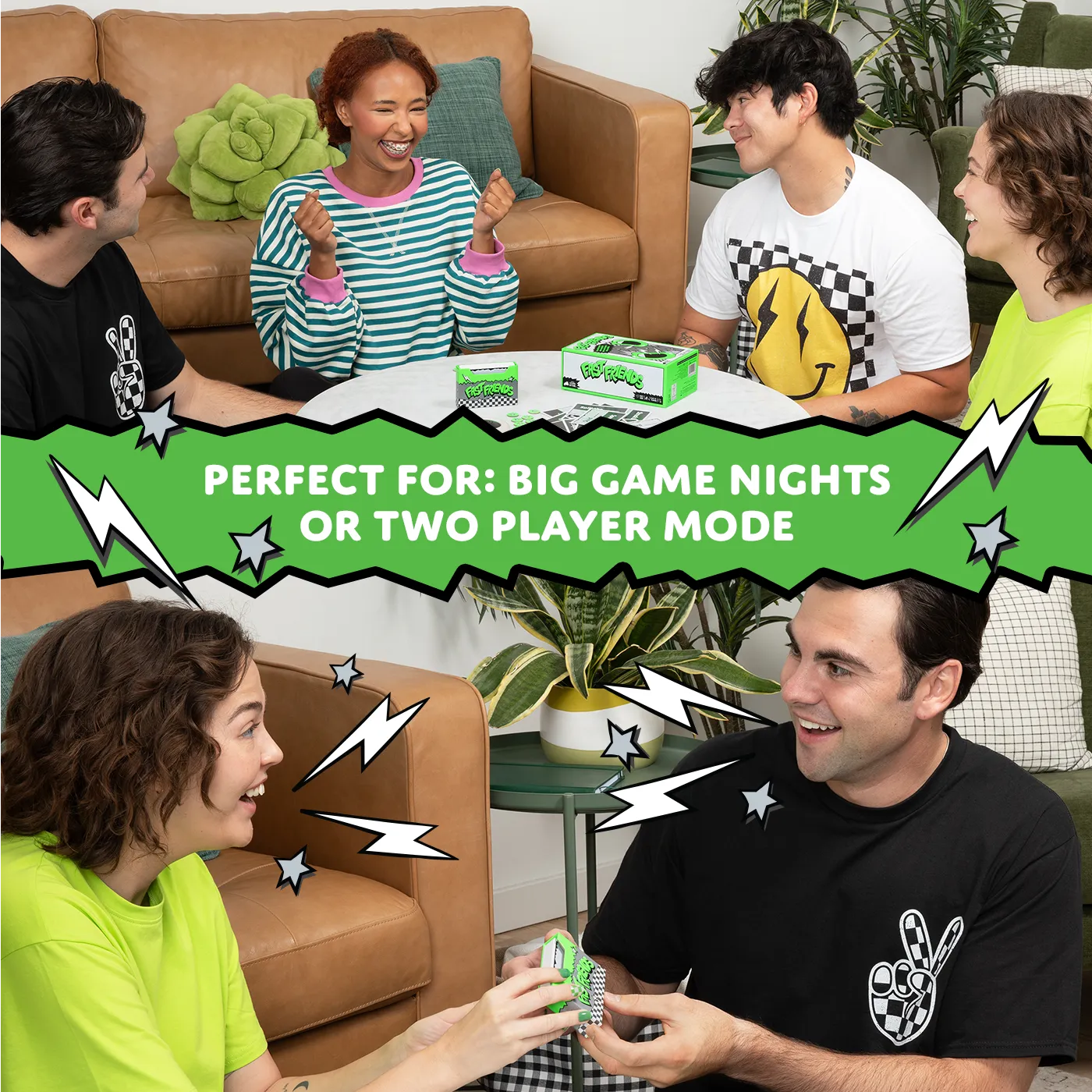 Exploding Kittens Fast Friends gioco parole party timer