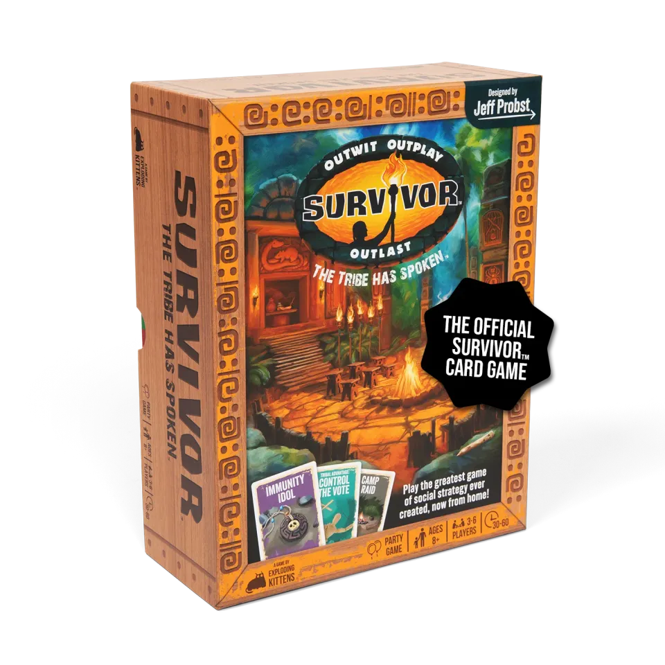 Exploding Kittens Survivor The Tribe Has Spoken gioco carte