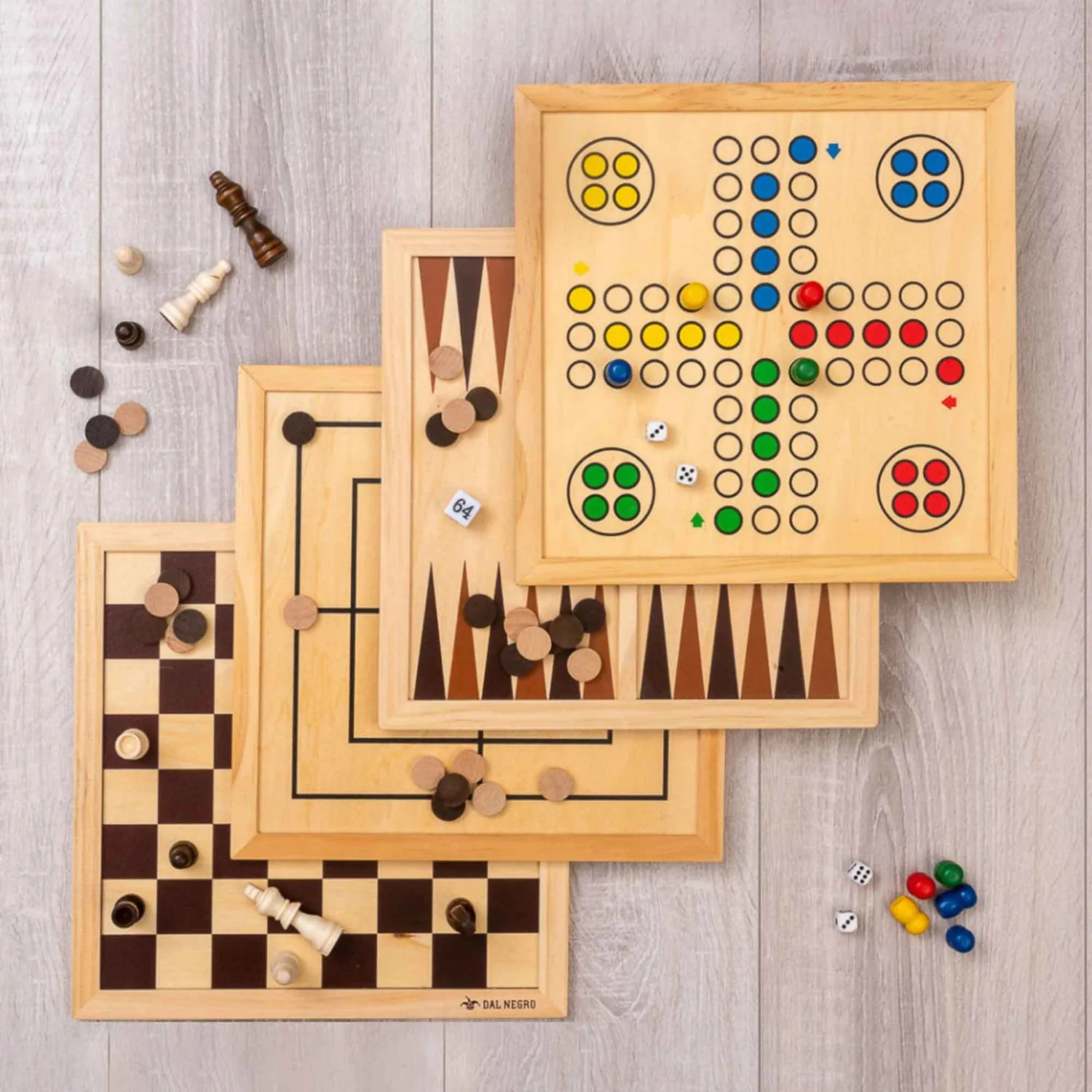 Dal Negro Top Games 36 giochi da tavolo scatola classici