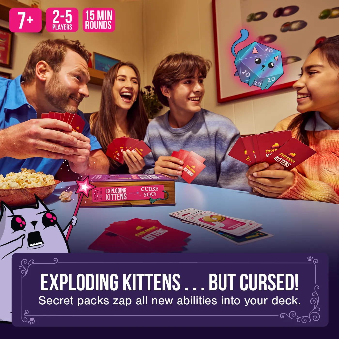 Exploding Kittens Curse You gioco carte maledizioni
