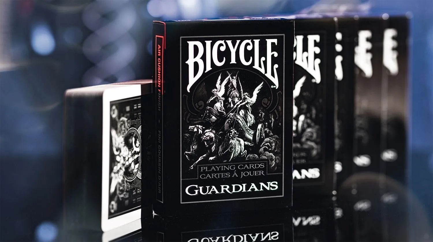 Bicycle Guardians carte poker Theory11 nero 54 carte
