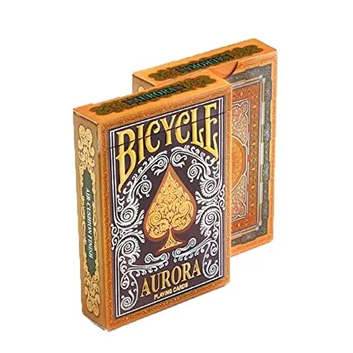 Bicycle Aurora carte poker collezione inchiostri metallici