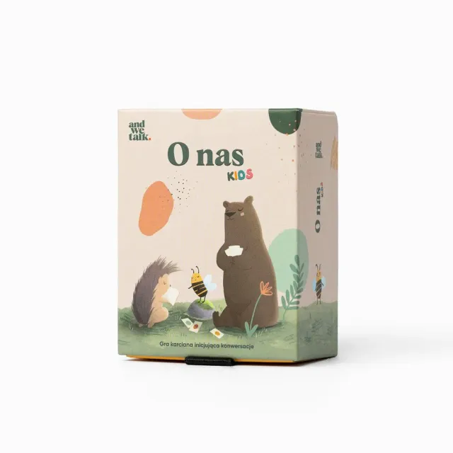 körvonal O nas Kids gioco di carte in polacco bambini