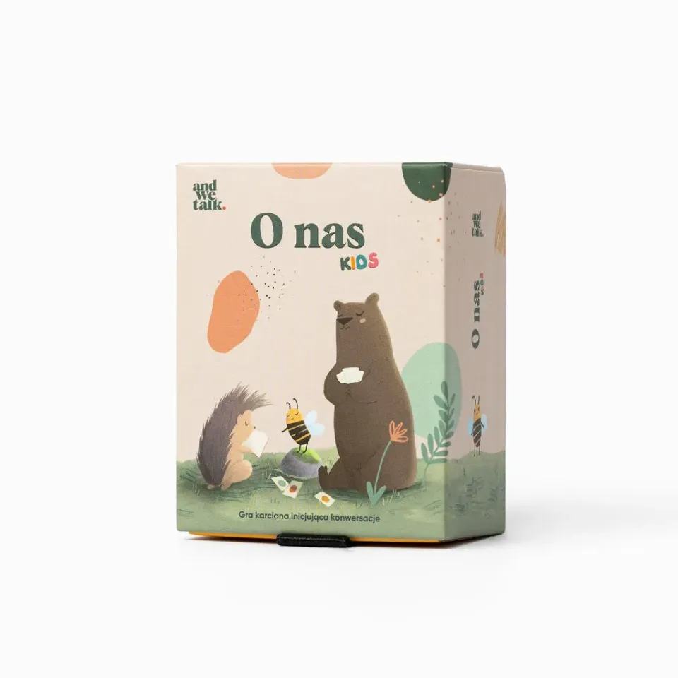 körvonal O nas Kids gioco di carte in polacco bambini