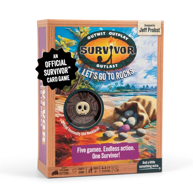 Exploding Kittens Survivor Let's Go To Rocks gioco party