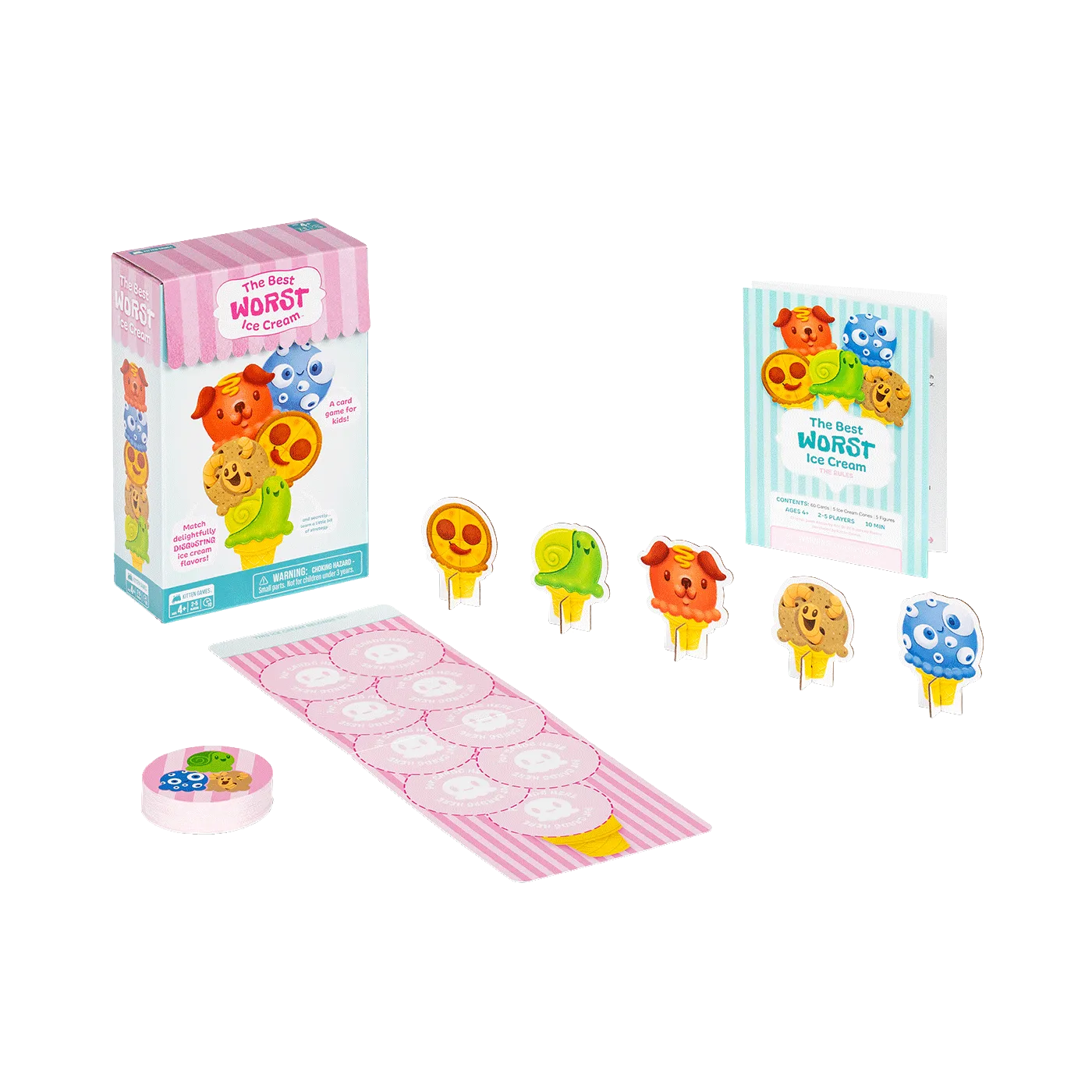 Exploding Kittens The Best Worst Ice Cream gioco bambini cono gelato