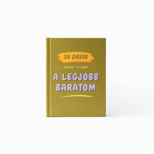 körvonal Migliore Amico libro regalo da compilare 30 pagine