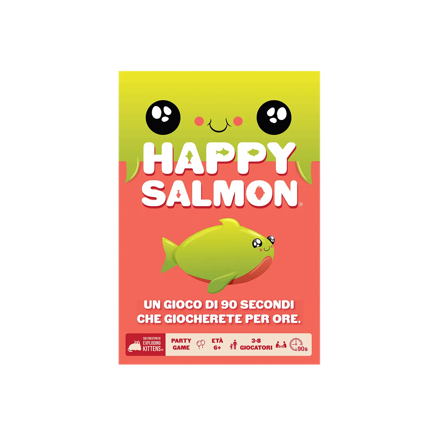 Exploding Kittens Happy Salmon gioco carte edizione italiano