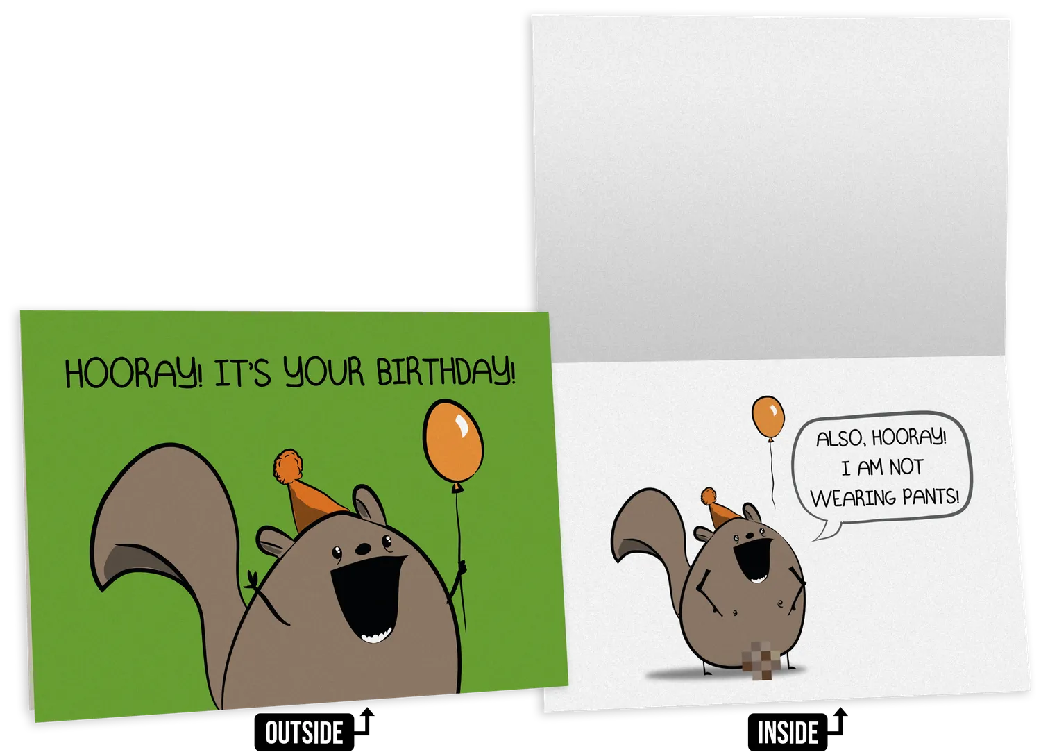 Exploding Kittens NSFW biglietti auguri compleanno 4 pezzi adulti