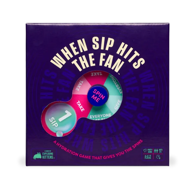 Exploding Kittens When Sip Hits The Fan gioco party