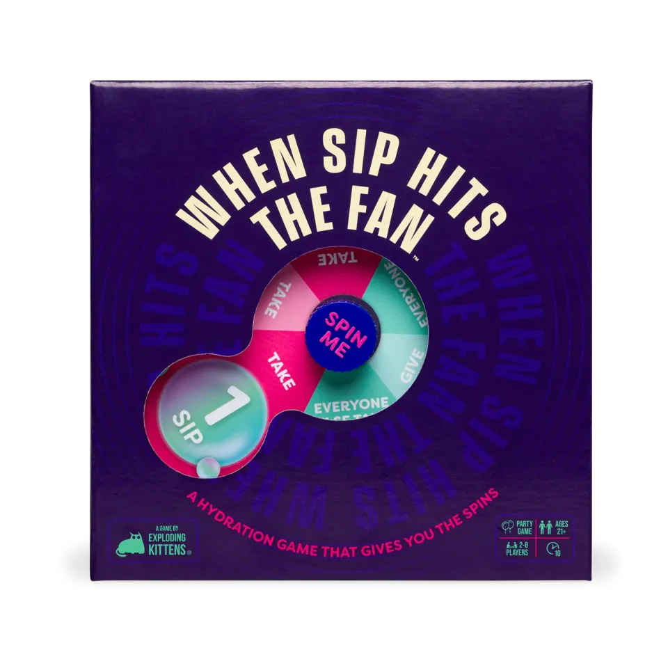 Exploding Kittens When Sip Hits The Fan gioco party