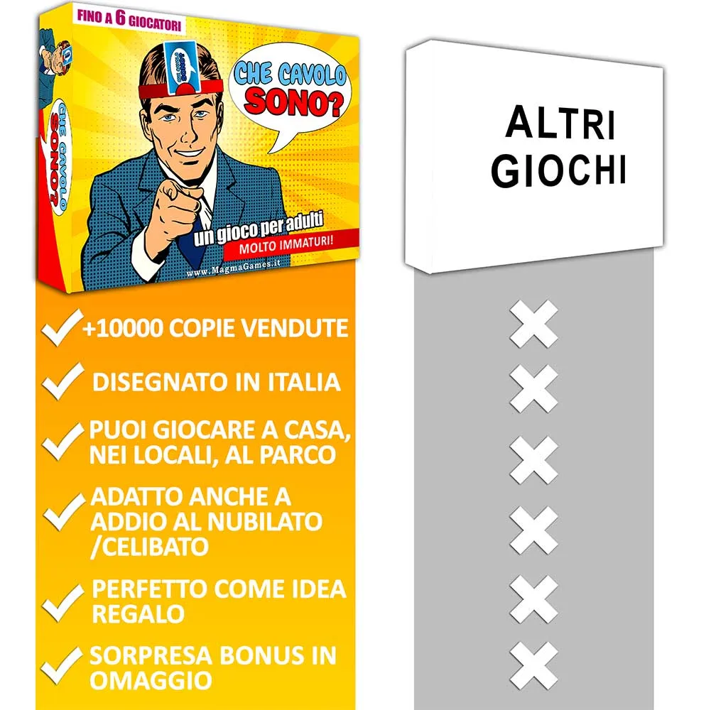 Magma Games Che Cavolo Sono? party game 120 carte