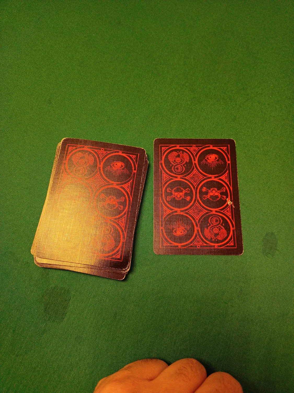 Bicycle Hidden Carte da Poker Nero-Rosso Massoneria 54
