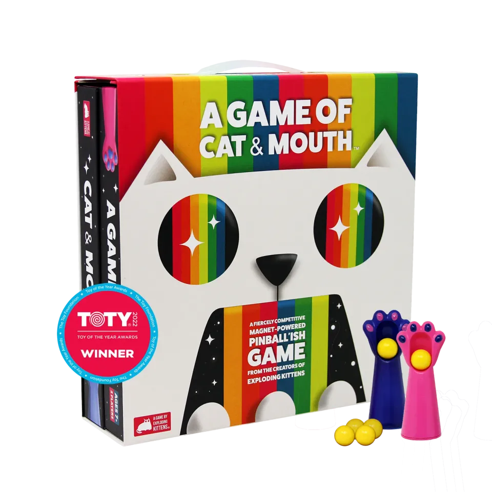 Exploding Kittens Cat & Mouth gioco tavolo 2 giocatori magnetico