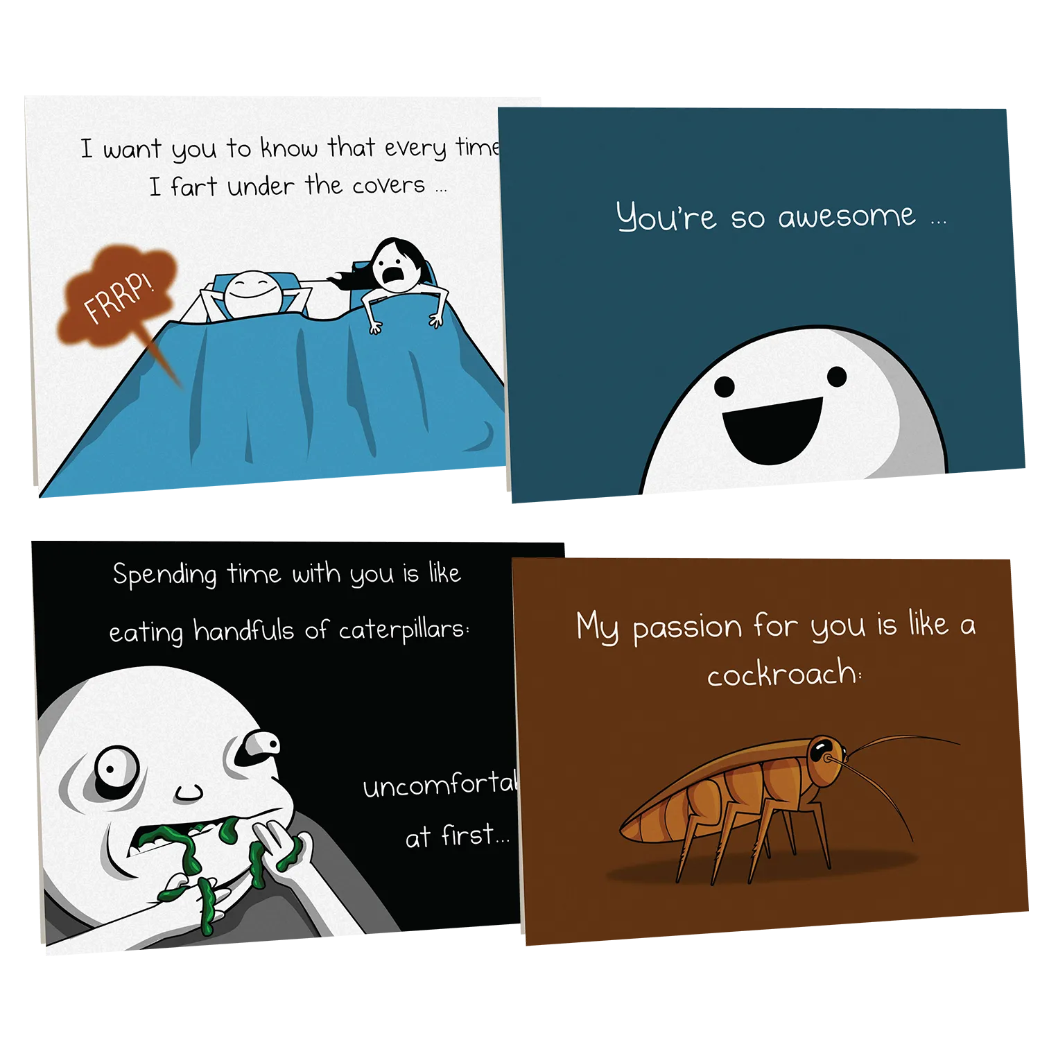 Exploding Kittens NSFW Love Friendship biglietti 4 pack