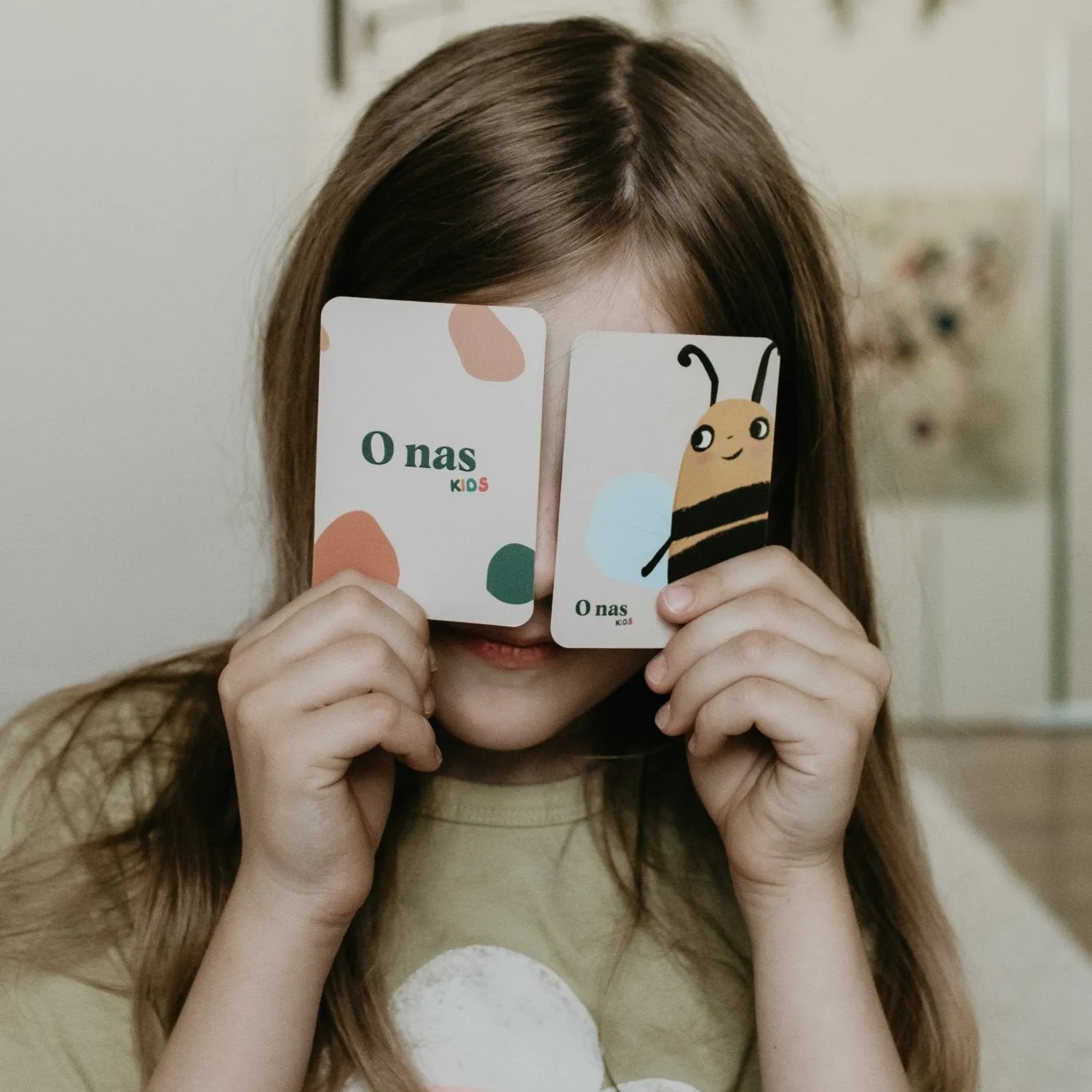 körvonal O nas Kids gioco di carte in polacco bambini