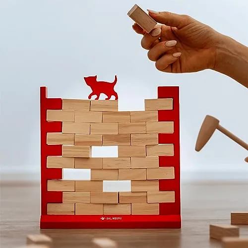 Dal Negro Mind the Cat gioco da tavolo equilibrio 44 mattoni