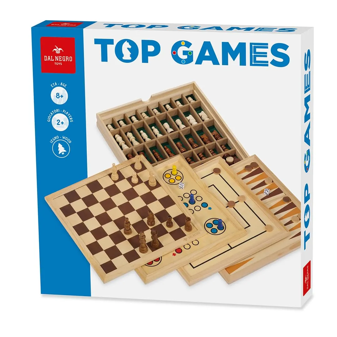 Dal Negro Top Games 30 Dama Scacchi Tria gioco tavolo
