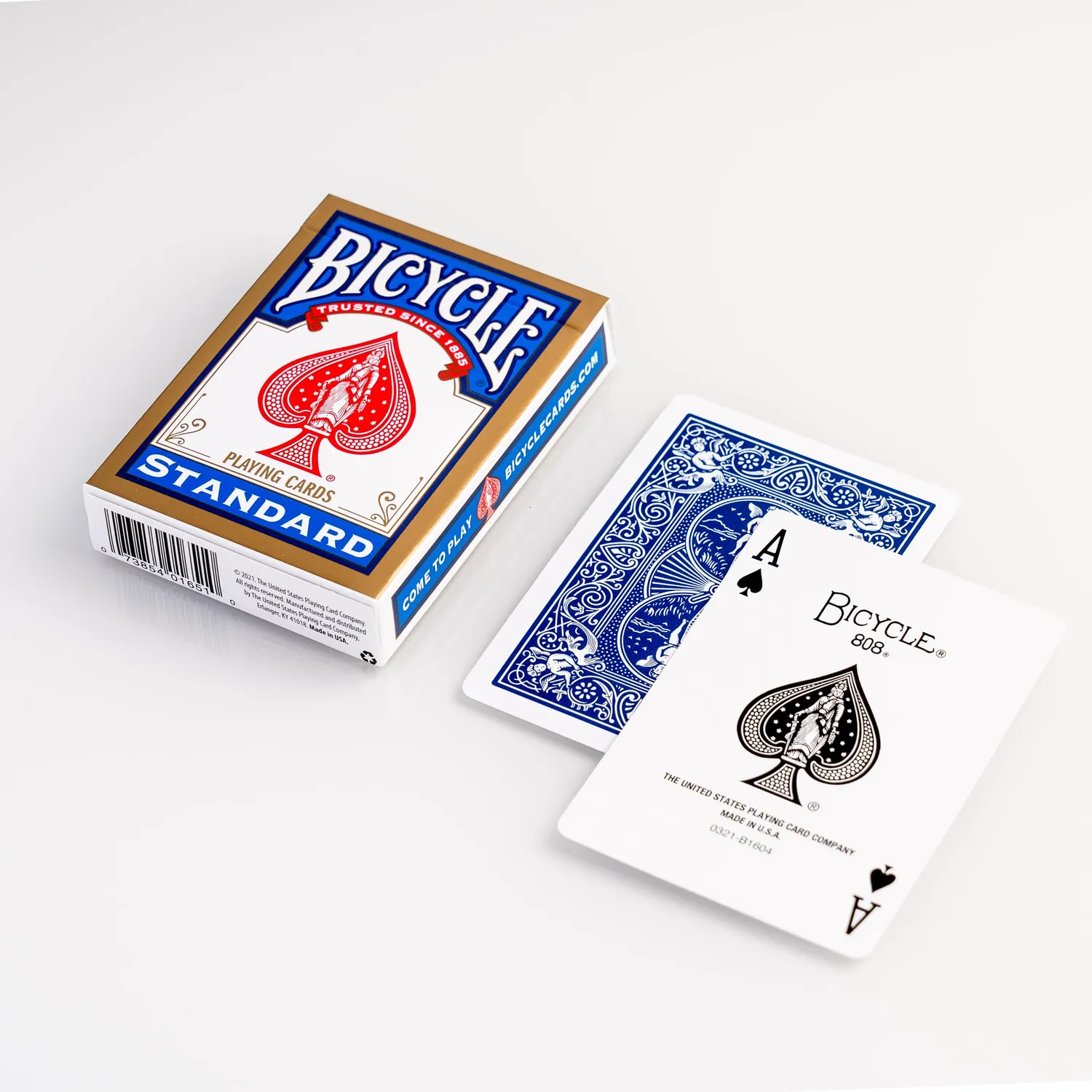 Bicycle 808 carte da poker mazzo 52 carte dorso rosso o blu
