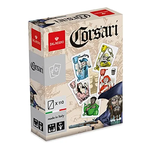 Dal Negro Corsari gioco carte pirati 110 carte