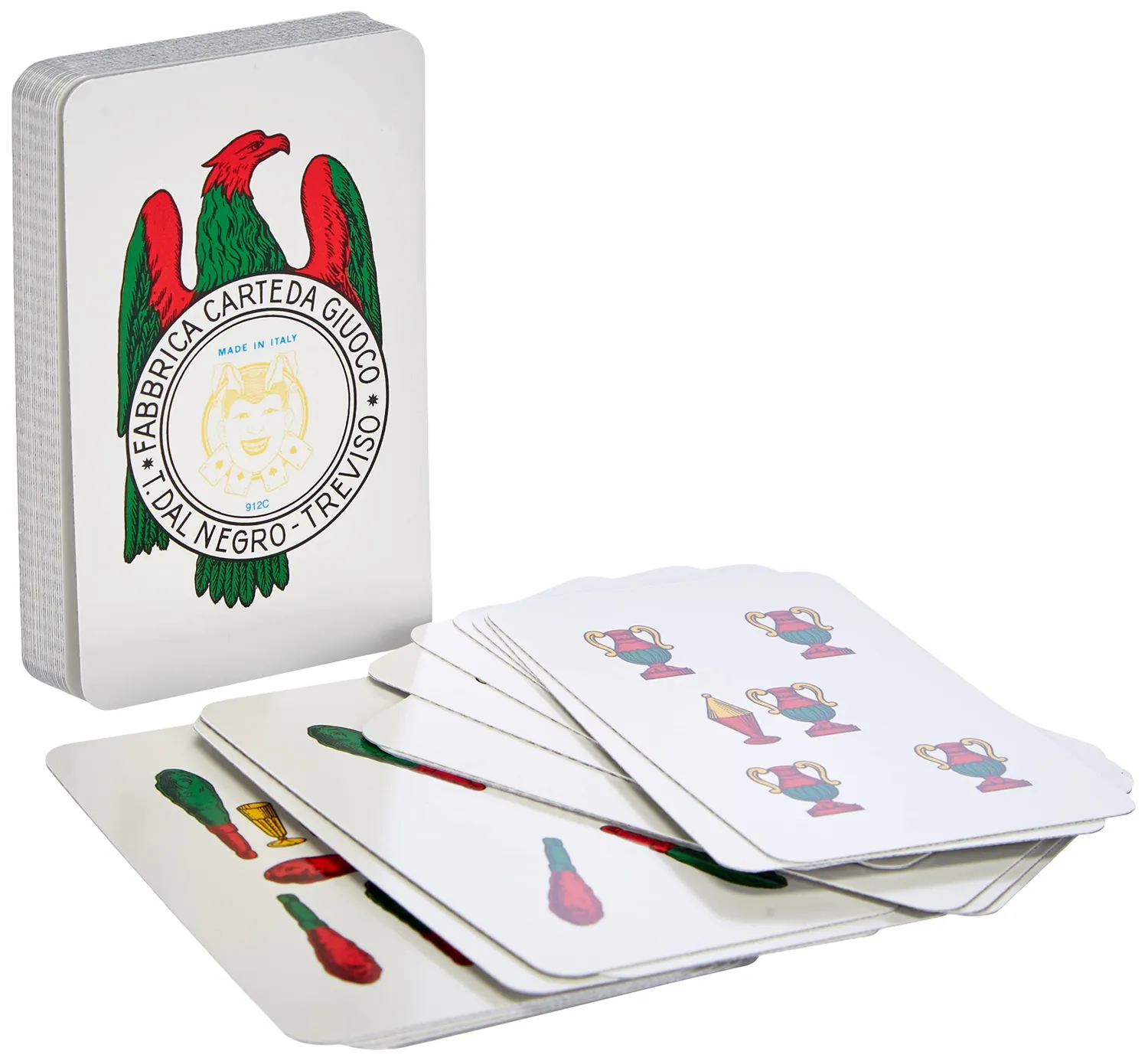 Dal Negro Siciliane Italia carte regionali mazzo 40 carte telate