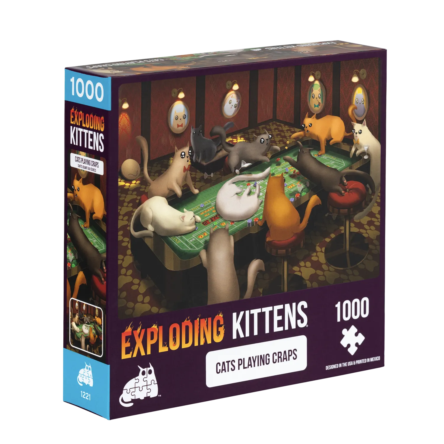Exploding Kittens Housing Boom puzzle 1000 pezzi gatti