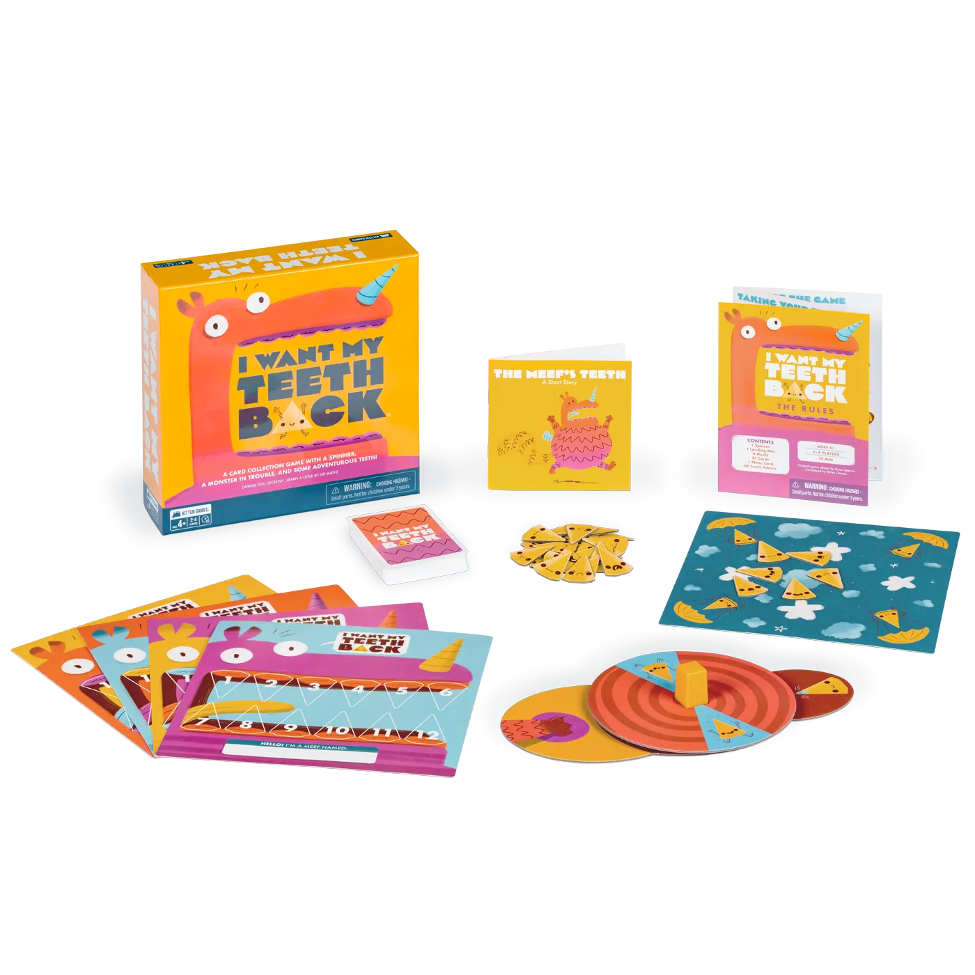 Exploding Kittens I Want My Teeth Back gioco bambini mostro