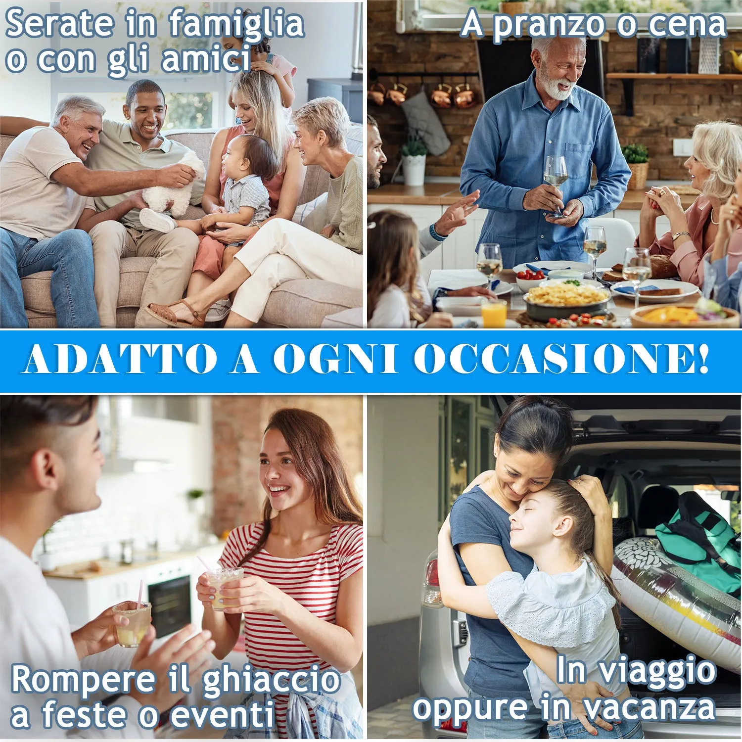 Magma Games BlaBla Pocket Per Amici gioco carte 100 carte conversazione