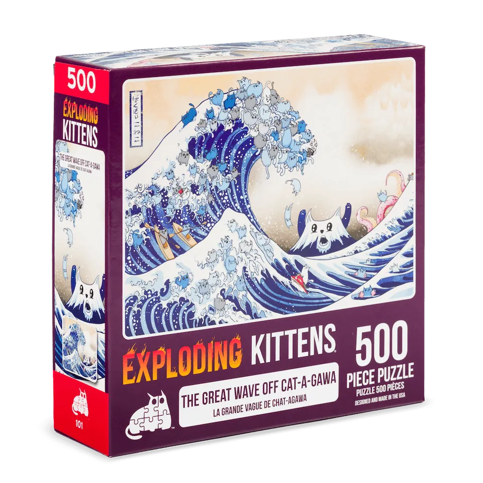 Exploding Kittens Cat-a-gawa puzzle 1000 pezzi gatti onda