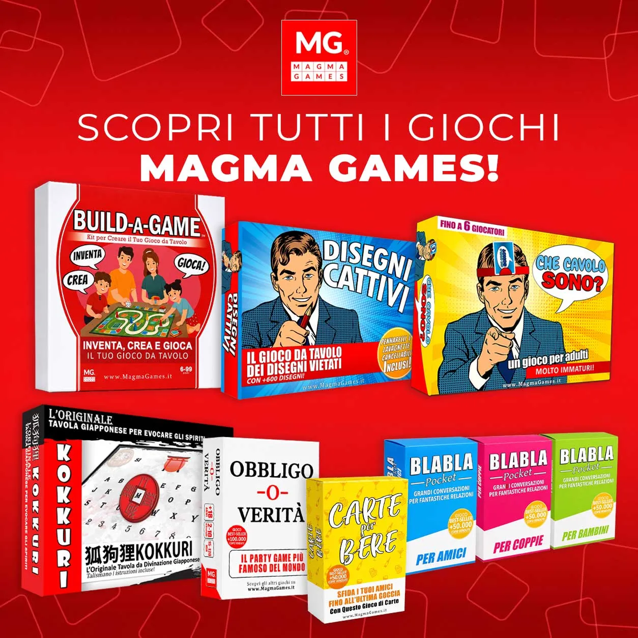 Magma Games Obbligo o Verità carte party 120+120 18+