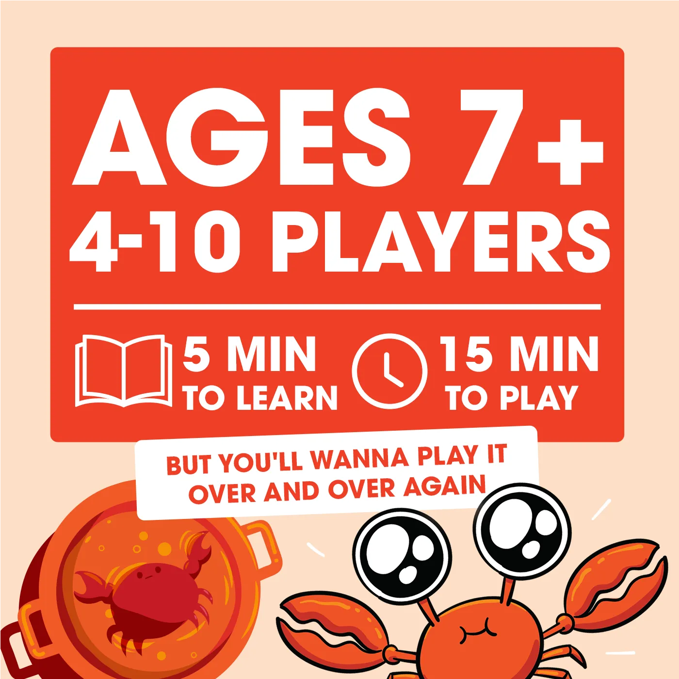 Exploding Kittens I'm A Little Crabby gioco di carte bluff