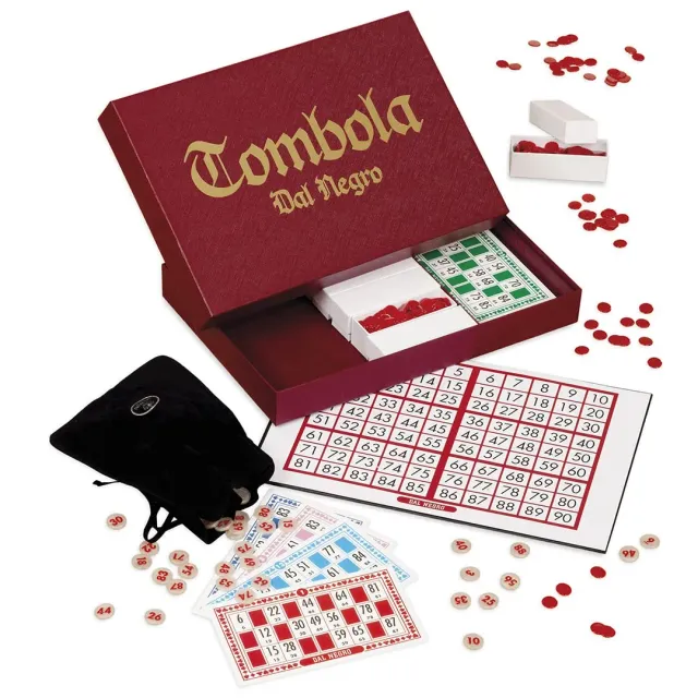 Dal Negro 02691 tombola classica gioco 48 cartelle 90 numeri