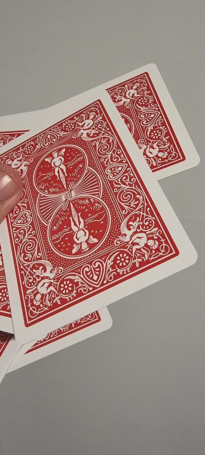 Bicycle Prestige carte da poker plastica indici jumbo rosso/blu