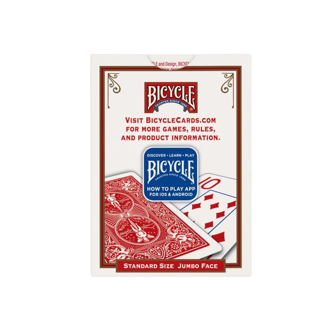 Bicycle Jumbo Index carte poker indici grandi 1 mazzo