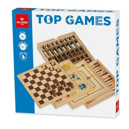 Dal Negro Top Games 30 Dama Scacchi Tria gioco tavolo