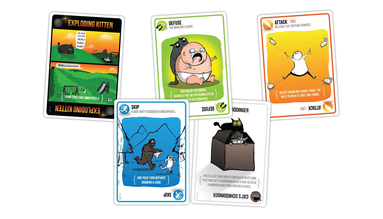 Exploding Kittens NSFW Bundle giochi carte vietato 17+