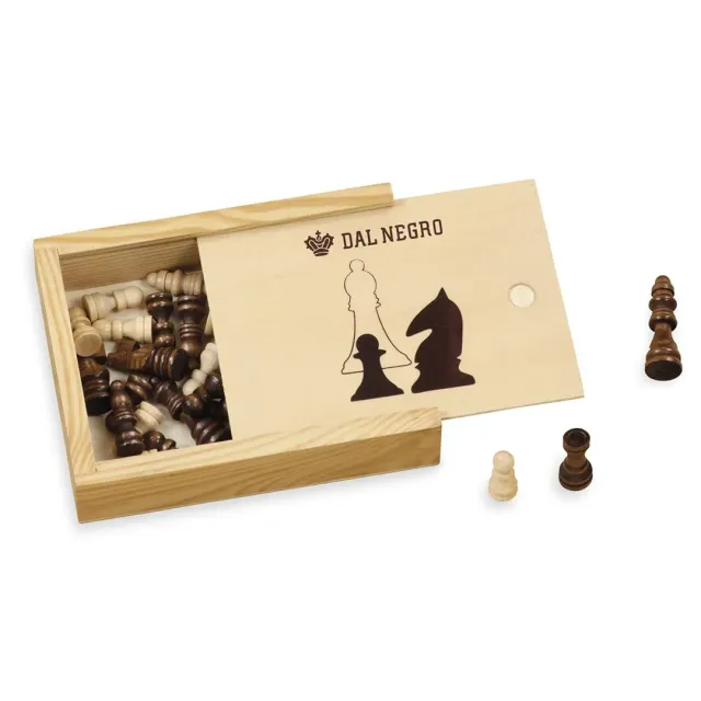 Dal Negro 002848 scacchi in legno re 76 mm gioco classico tavolo