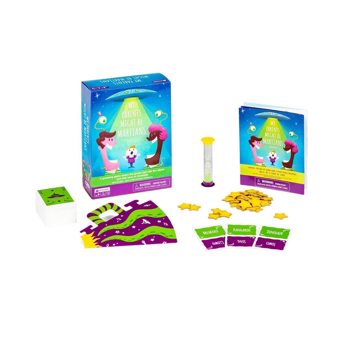 Exploding Kittens My Parents Might Be Martians gioco carte famiglia
