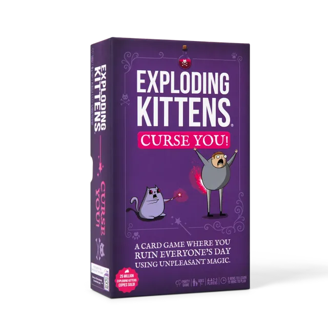 Exploding Kittens Curse You gioco carte maledizioni