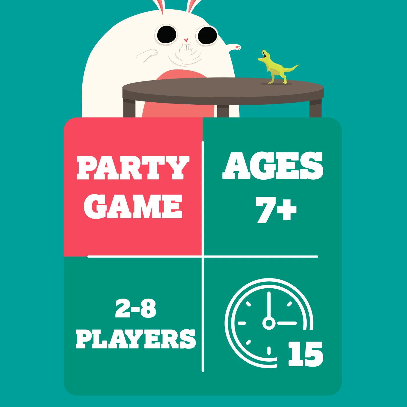 Exploding Kittens On a Scale of One to T-Rex gioco party